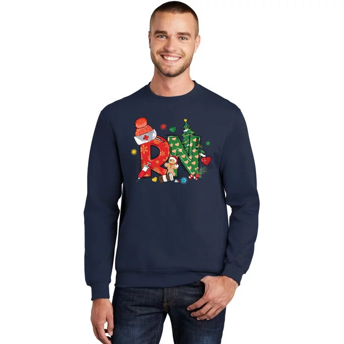 Registered Nurse Christmas Rn Festive Sweatshirt