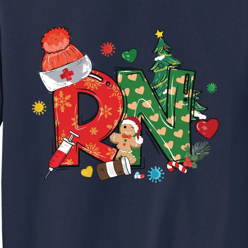 Registered Nurse Christmas Rn Festive Sweatshirt