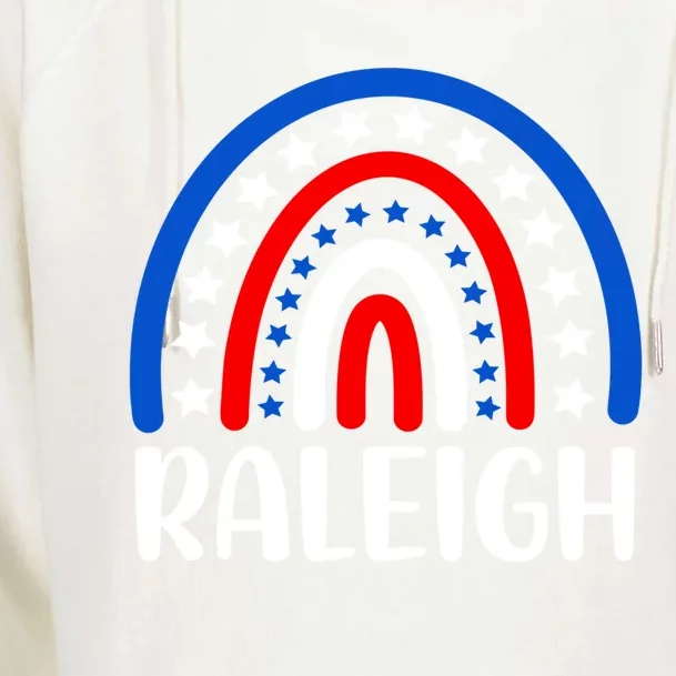 Raleigh North Carolina Gift I Love Raleigh Usa Meaningful Gift Womens Funnel Neck Pullover Hood