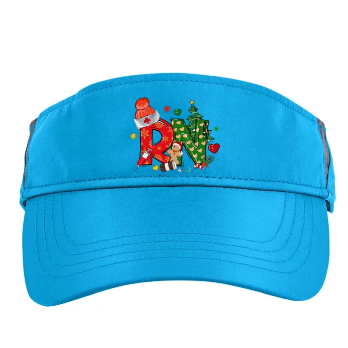 Registered Nurse Christmas Rn Festive Adult Drive Performance Visor