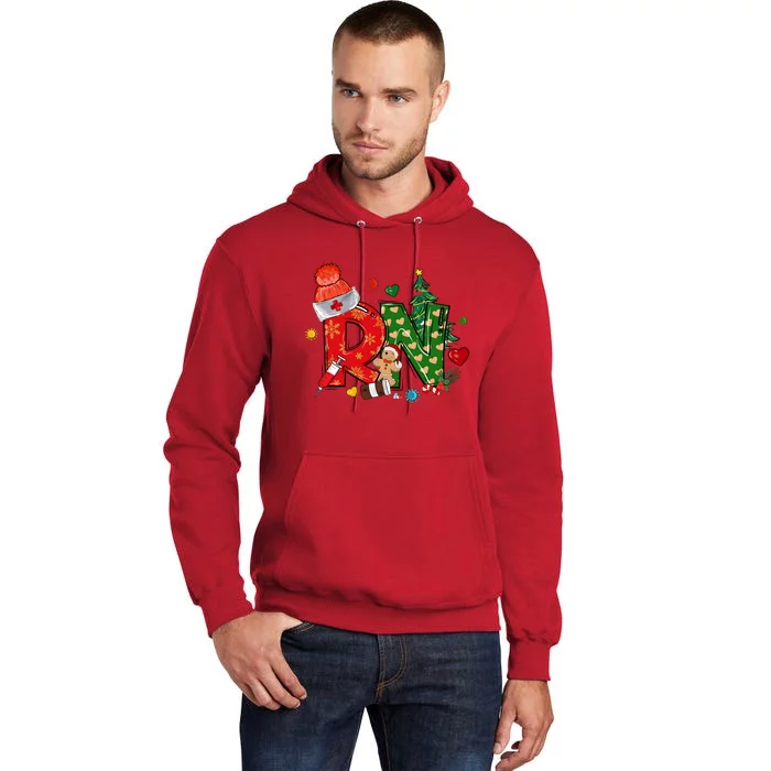 Registered Nurse Christmas Rn Festive Tall Hoodie