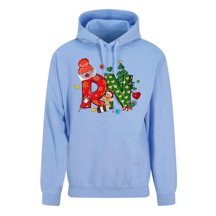 Registered Nurse Christmas Rn Festive Unisex Surf Hoodie