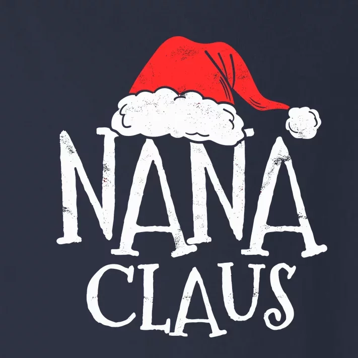 Retro Nana Claus Gift Funny Christmas Santa Costume Grandma Toddler Long Sleeve Shirt