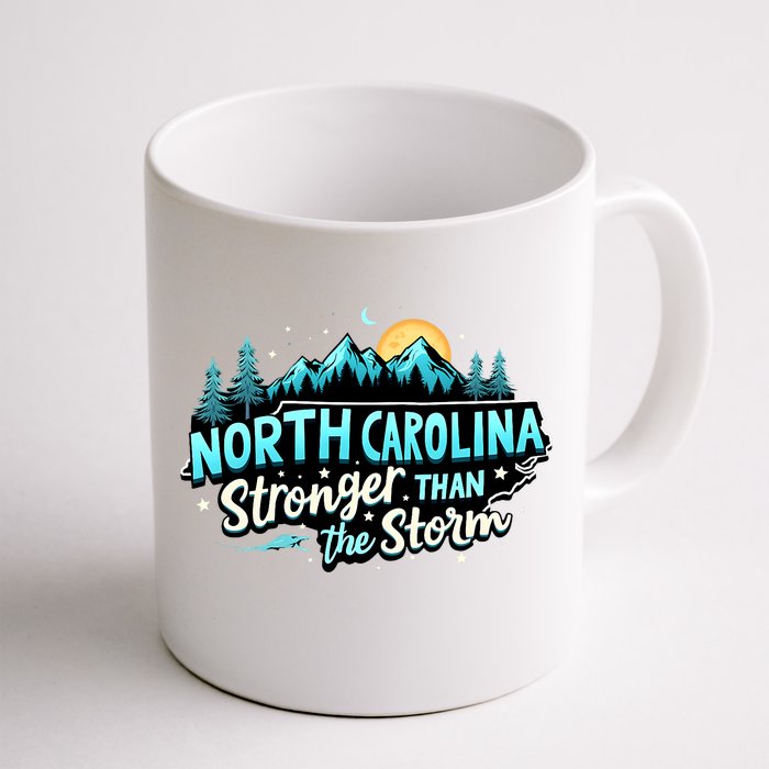 Retro North Carolina Strong Together Pray For North Carolina Front & Back Coffee Mug