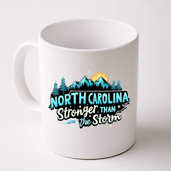 Retro North Carolina Strong Together Pray For North Carolina Front & Back Coffee Mug