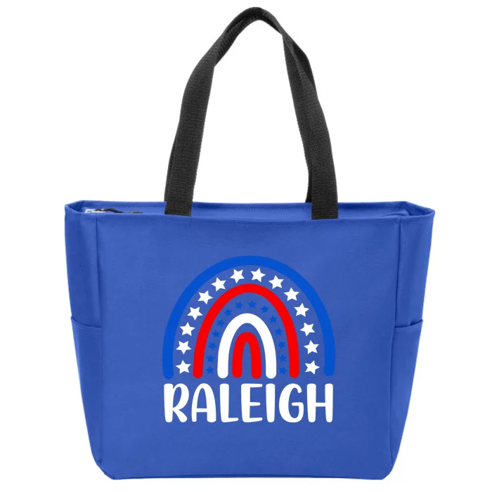 Raleigh North Carolina Gift I Love Raleigh Usa Gift Zip Tote Bag