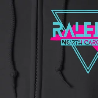 Raleigh North Carolina Triangle Nc Souvenirs Full Zip Hoodie