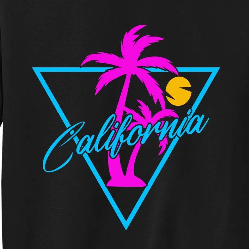 Retro Neon California Graphic Sweatshirt