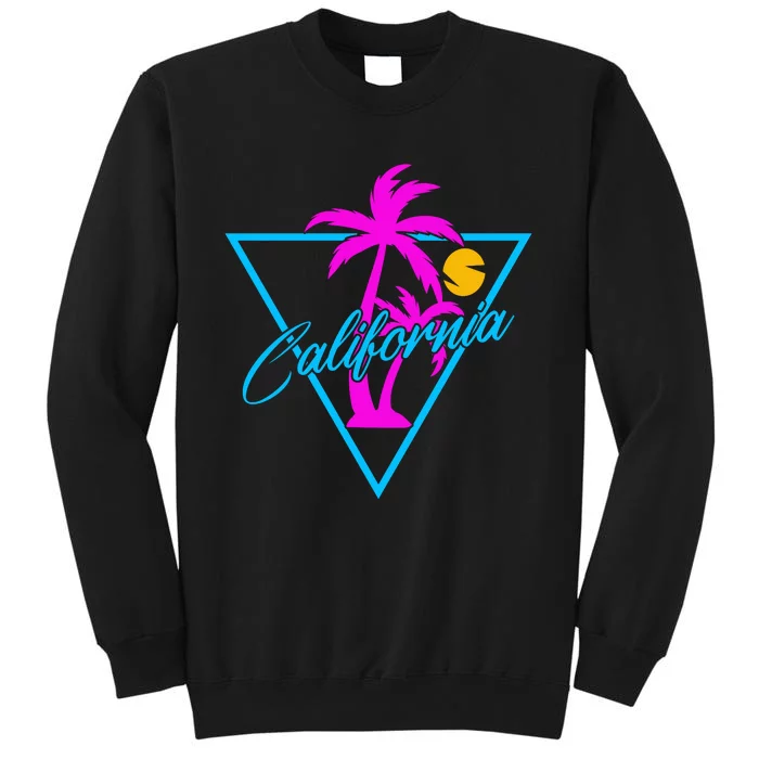 Retro Neon California Graphic Sweatshirt