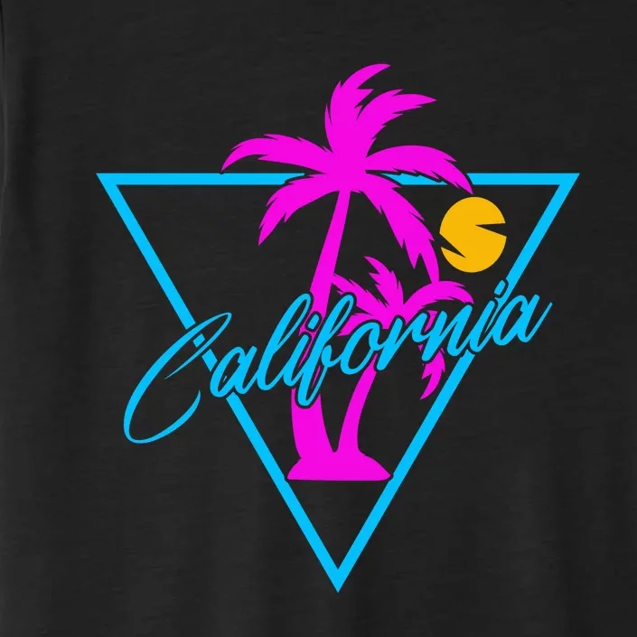 Retro Neon California Graphic ChromaSoft Performance T-Shirt