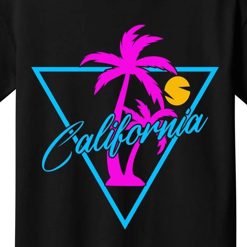 Retro Neon California Graphic Kids T-Shirt