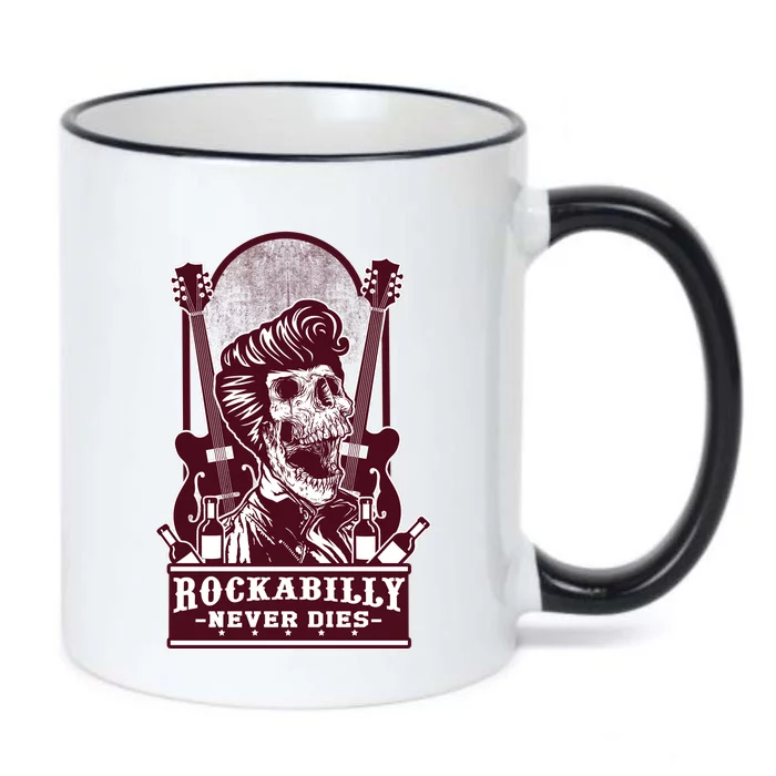 Rockabilly Never Dies Black Color Changing Mug