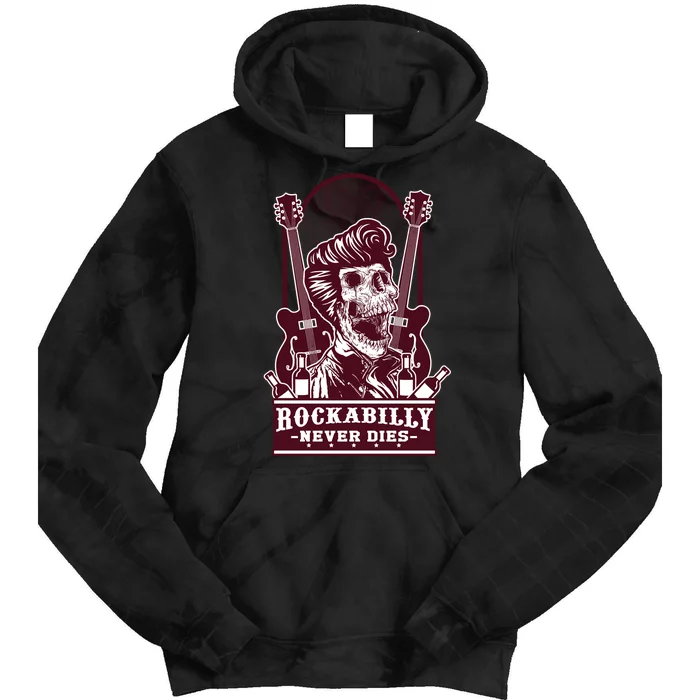 Rockabilly Never Dies Tie Dye Hoodie