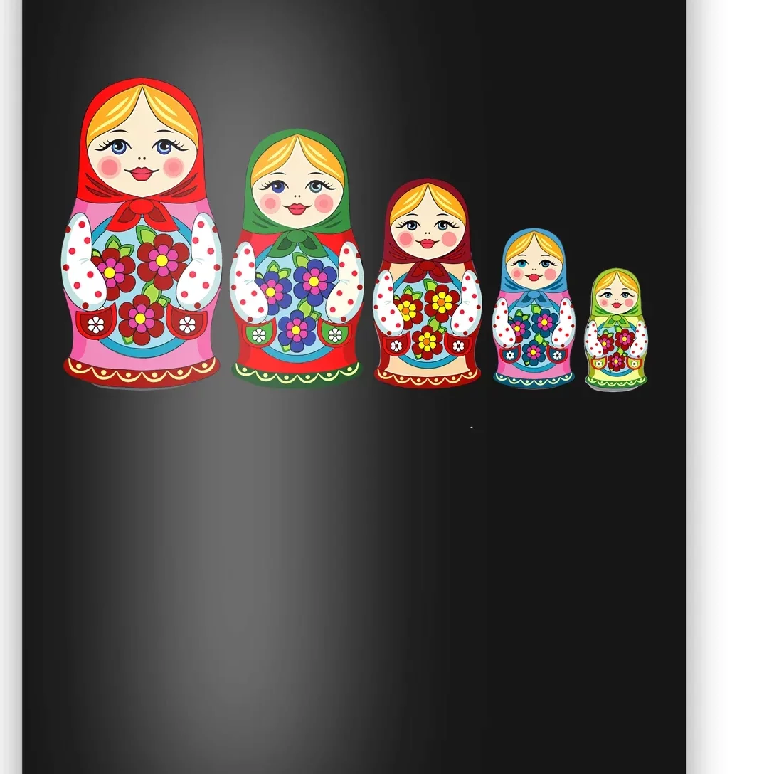 Russian Nesting Dolls Matryoshka Poster