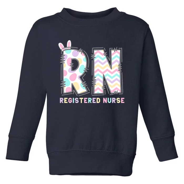 Registered Nurse Easter Day Toddler Sweatshirt