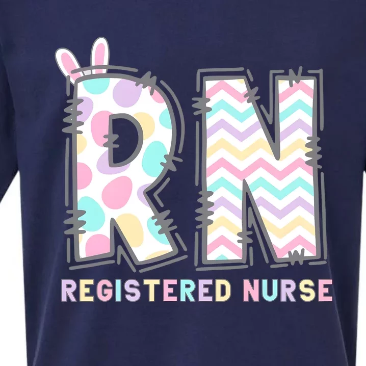 Registered Nurse Easter Day Sueded Cloud Jersey T-Shirt