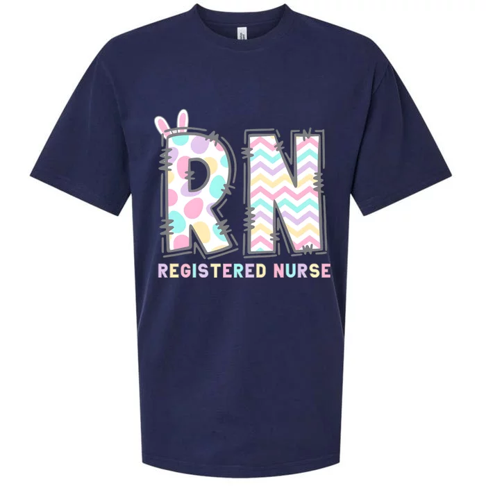 Registered Nurse Easter Day Sueded Cloud Jersey T-Shirt