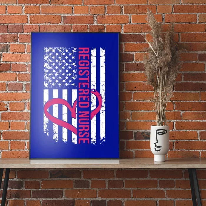 Registered Nurse Flag Rn Gift Poster