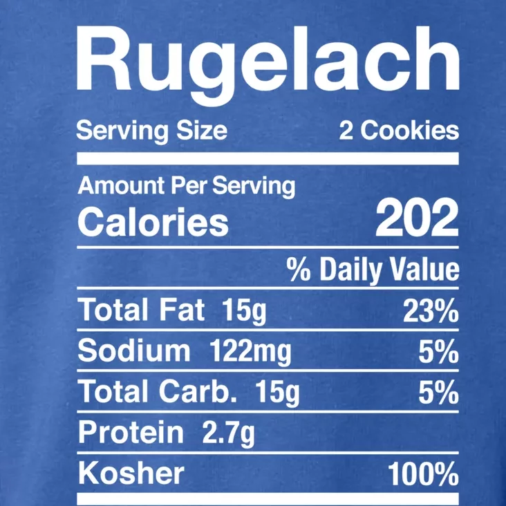 Rugelach Nutrition Facts Jewish Kosher Food Passover Meaningful Gift Toddler Hoodie