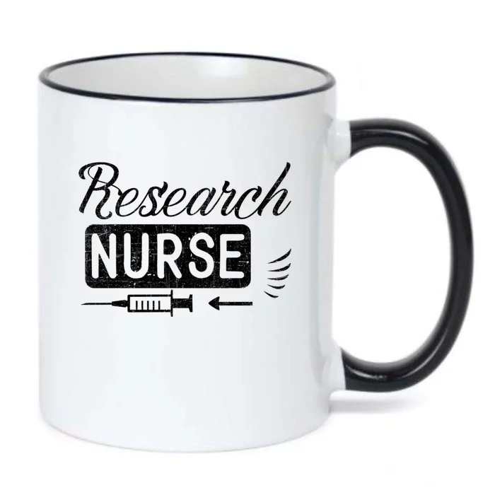 Research Nurse Funny Rn Clinical Nurse Nursing Student Gift Meaningful Gift Black Color Changing Mug