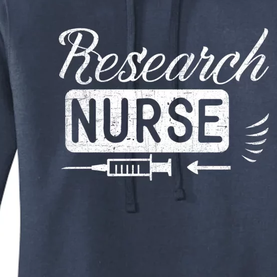 Research Nurse Funny Rn Clinical Nurse Nursing Student Gift Meaningful Gift Women's Pullover Hoodie