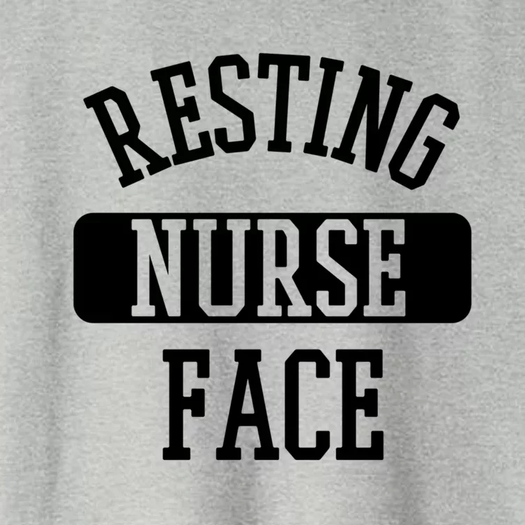 Resting Nurse Face Cath Lab Nursing Tech Heartbeat Clinic Meaningful Gift Women's Crop Top Tee