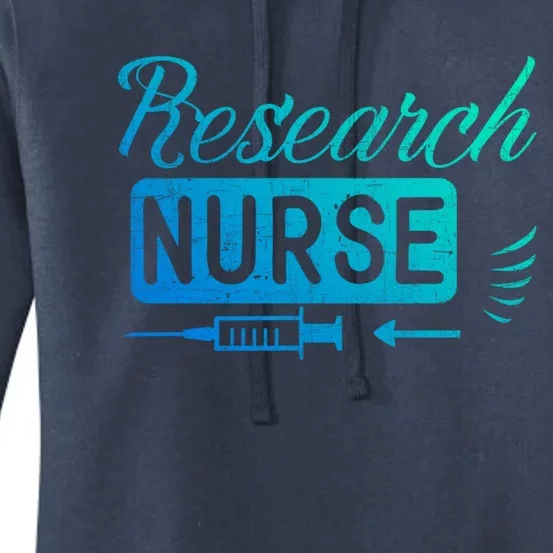 Research Nurse Funny Rn Clinical Nurse Nursing Student Gift Women's Pullover Hoodie