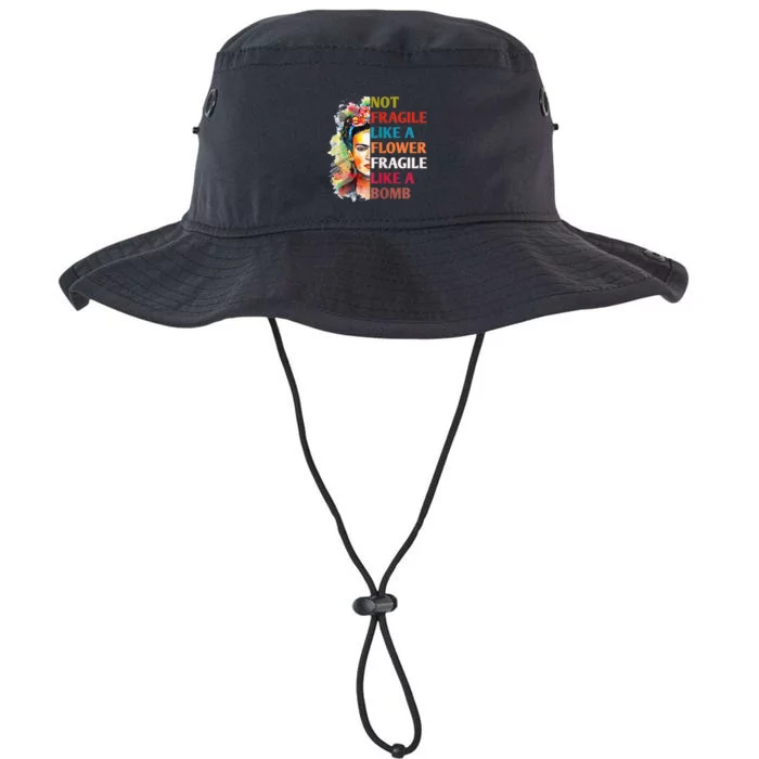 retro Not Fragile Like A Flower Fragile Like A Bomb For Legacy Cool Fit Booney Bucket Hat