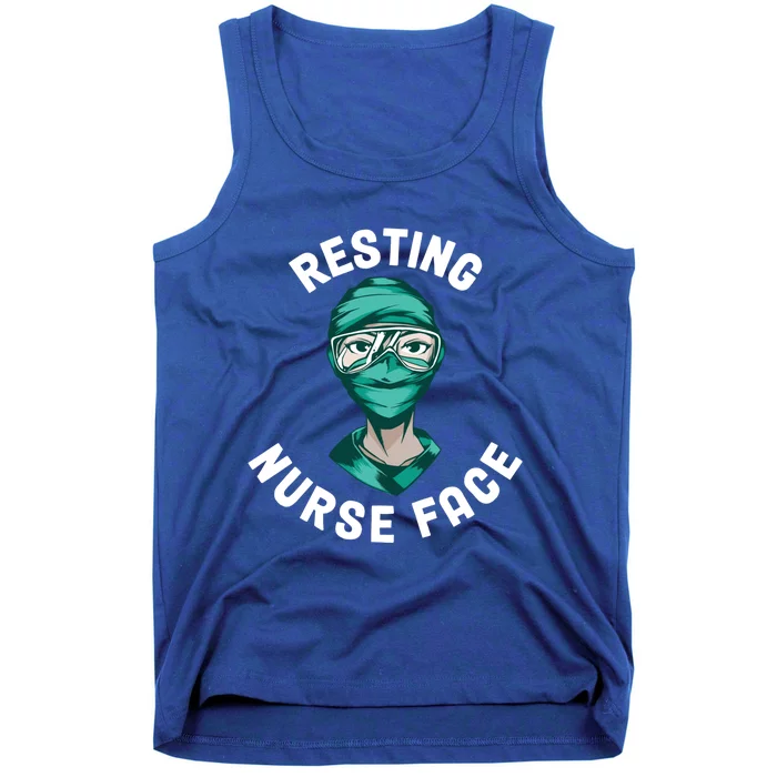 Resting Nurse Face Gift Tank Top