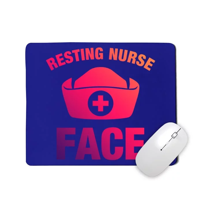 Resting Nurse Face Gift Mousepad