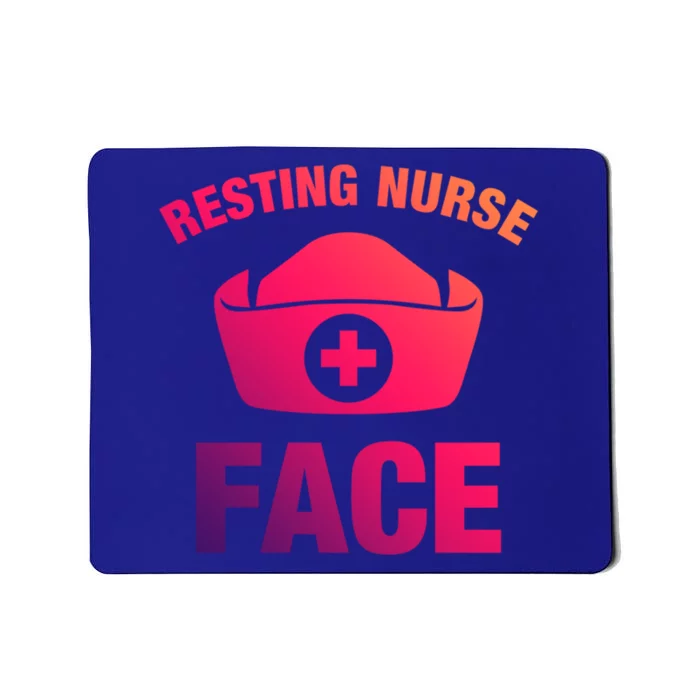 Resting Nurse Face Gift Mousepad