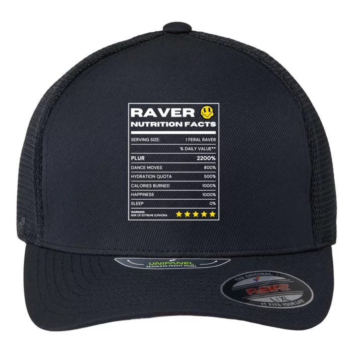 Raver Nutrition Facts Flexfit Unipanel Trucker Cap