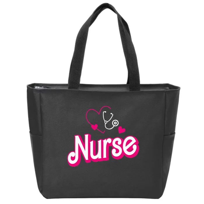 Retro Nurse Gifts Nurse Week Gifts Funny Nurse Zip Tote Bag