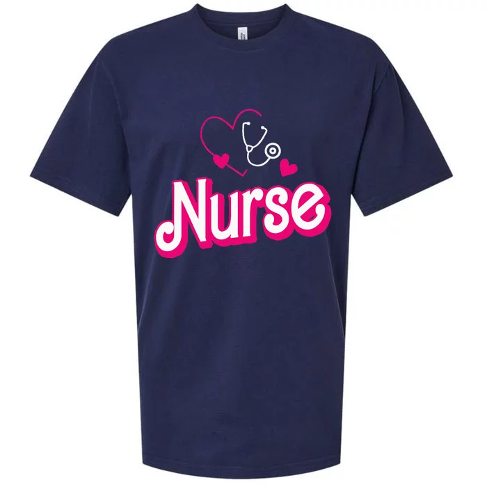 Retro Nurse Gifts Nurse Week Gifts Funny Nurse Sueded Cloud Jersey T-Shirt