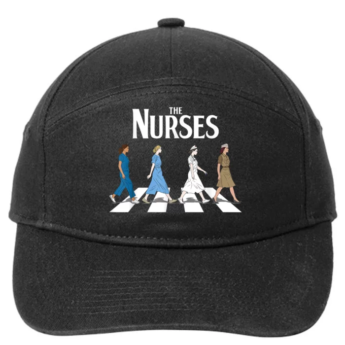 Retro Nurse Gifts Nurse Week Funny Nurse 7-Panel Snapback Hat