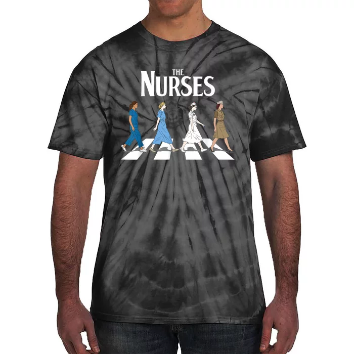 Retro Nurse Gifts Nurse Week Funny Nurse Tie-Dye T-Shirt