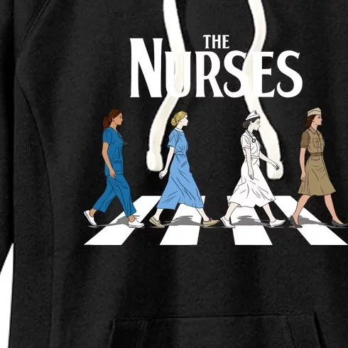 Retro Nurse Gifts Nurse Week Gifts Funny Nurse Women's Fleece Hoodie