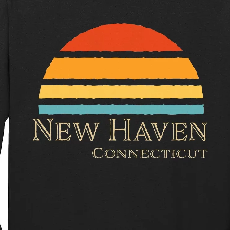 Retro New Haven Connecticut Tall Long Sleeve T-Shirt