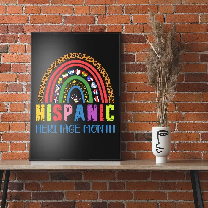 Rainbow National Hispanic Heritage Month Poster