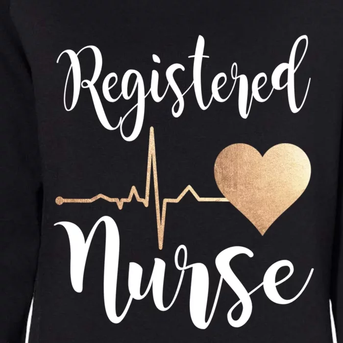 Registered Nurse Heart Great Gift Rn Gift Womens California Wash Sweatshirt