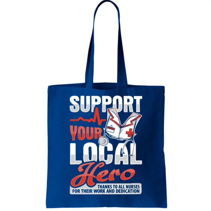 Rn Nurse Hero Design For Registered Nurse Support Gift Tote Bag