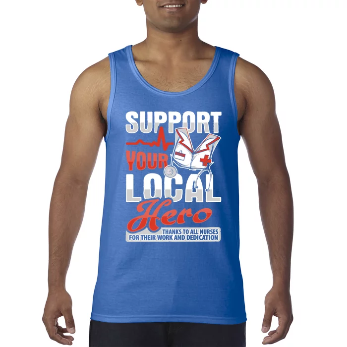 Rn Nurse Hero Design For Registered Nurse Support Gift Tank Top