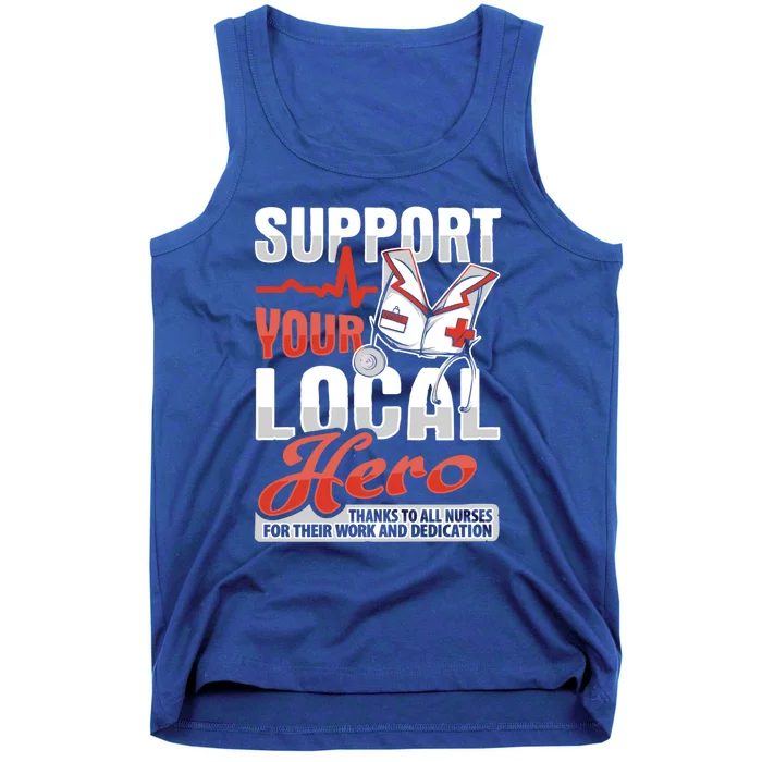 Rn Nurse Hero Design For Registered Nurse Support Gift Tank Top