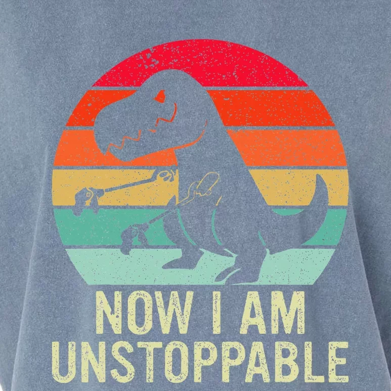 Retro Now I Am Unstoppable Garment-Dyed Women's Muscle Tee