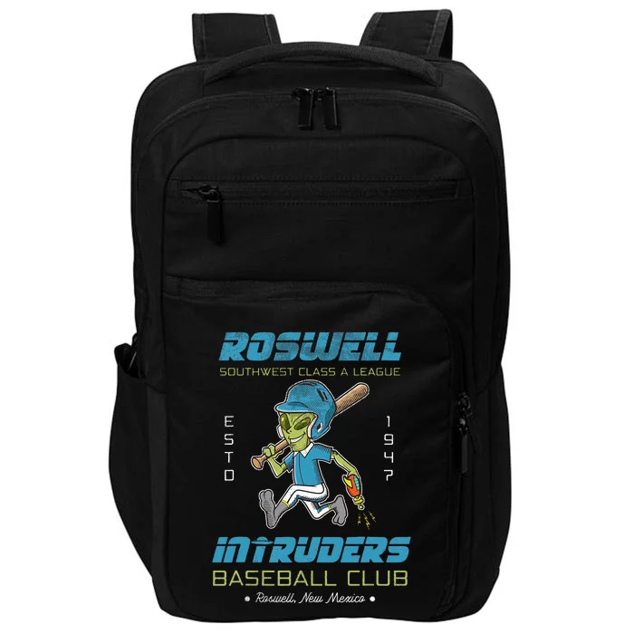 Roswell NM Intruders Minor League Retro Baseball Team Impact Tech Backpack