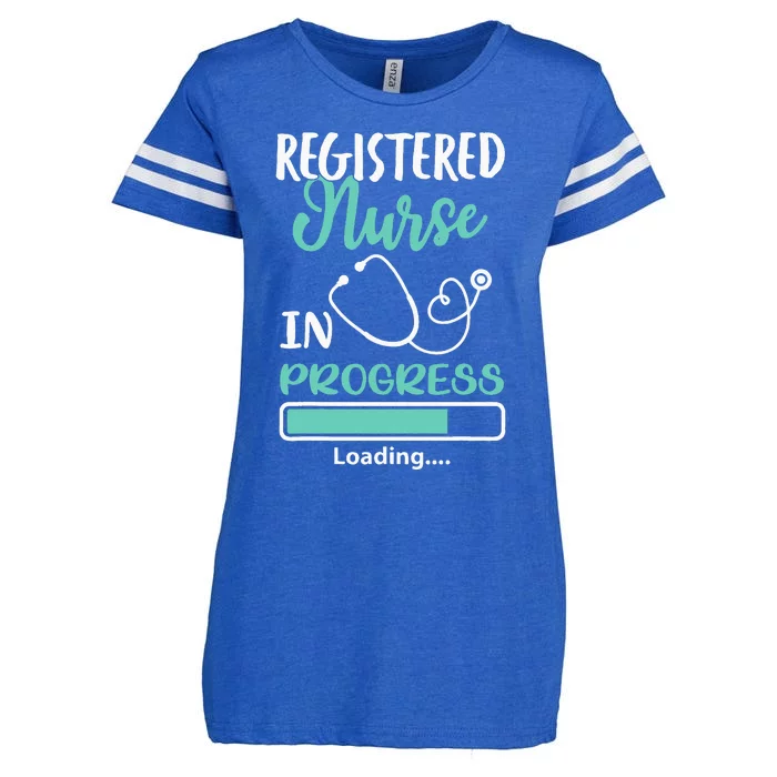 Registered Nurse In Progress Loading Training Student Enza Ladies Jersey Football T-Shirt