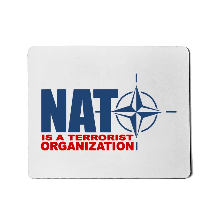 Revblacknetwork Nato Is A Terrorist Organization Mousepad