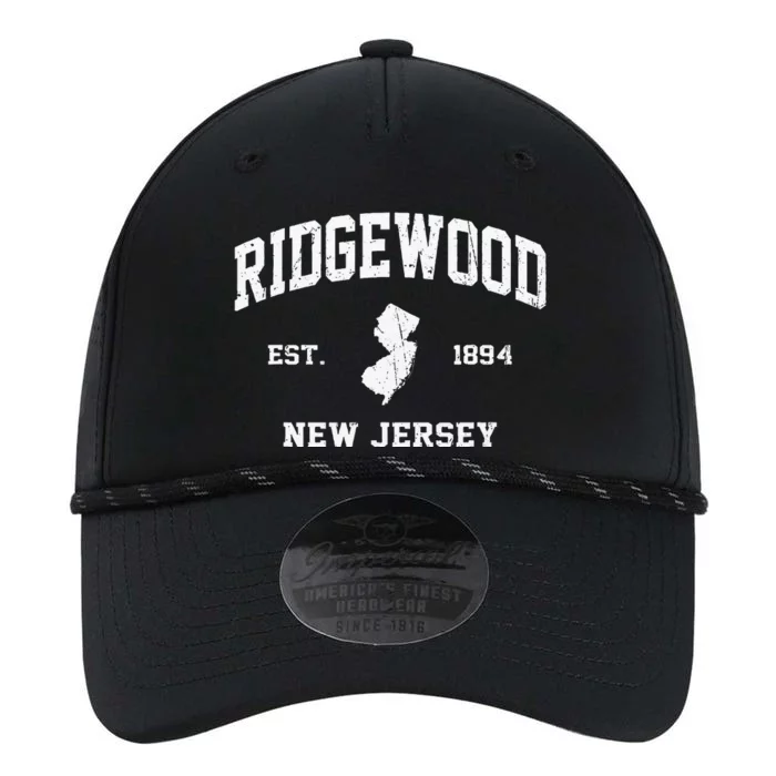 Ridgewood New Jersey NJ Vintage State Athletic Style Performance The Dyno Cap