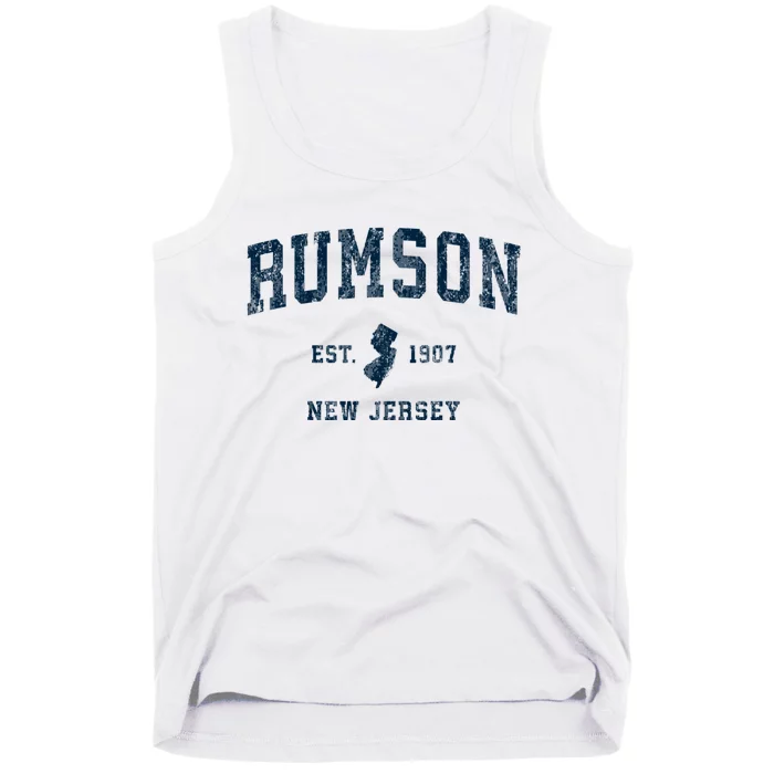 Rumson New Jersey Nj Vintage Sports Tank Top