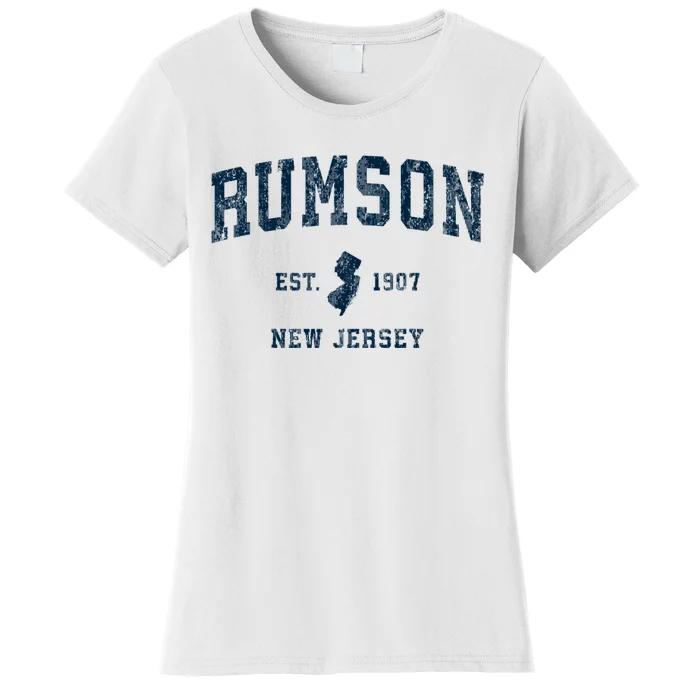 Rumson New Jersey Nj Vintage Sports Women's T-Shirt